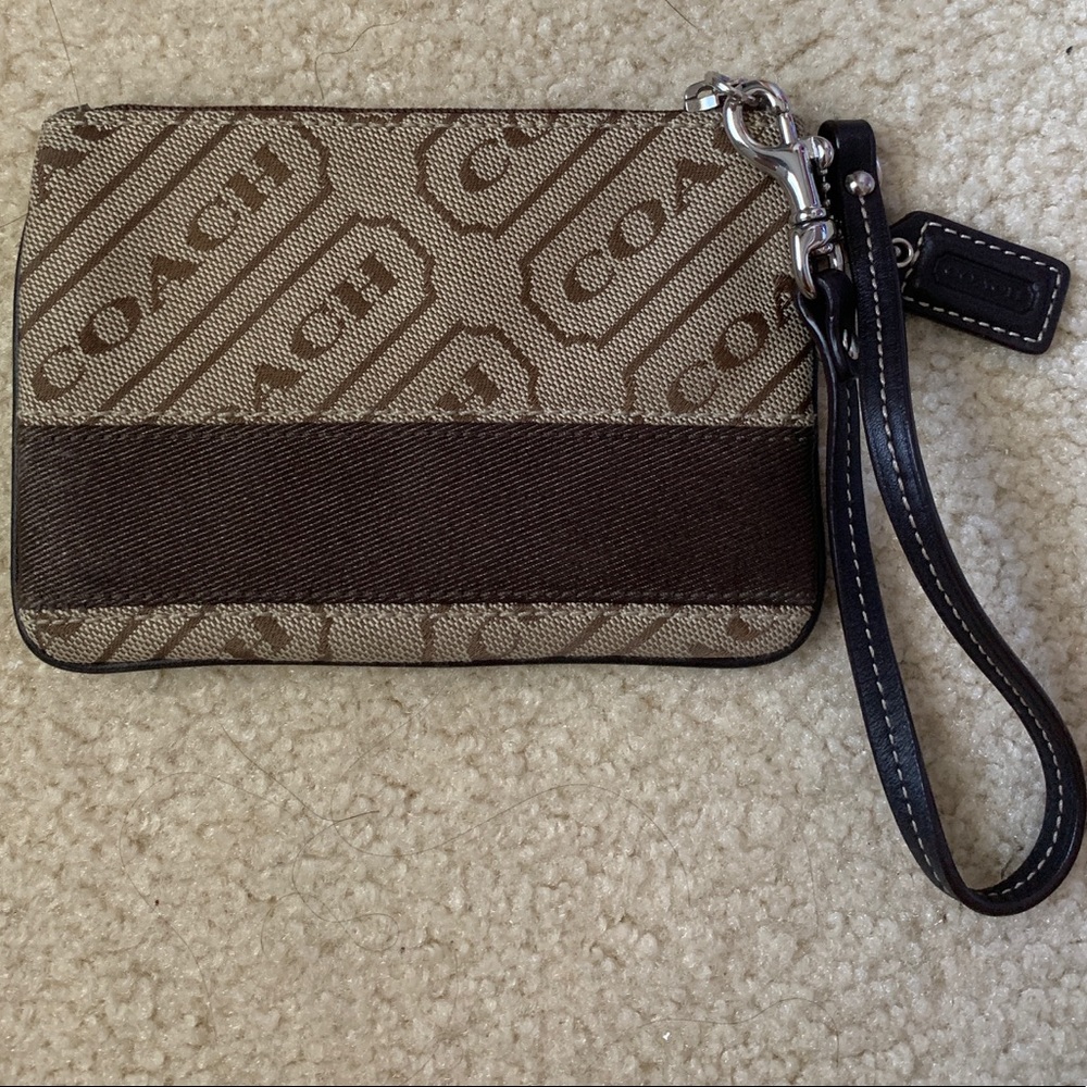 Coach Signature Wristlet